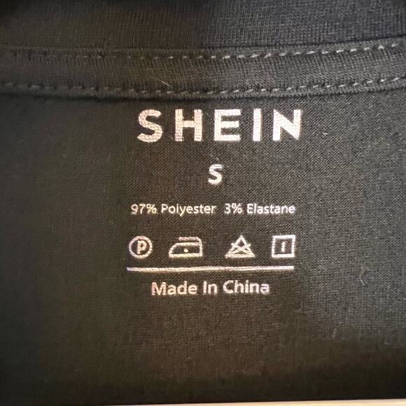 SHEIN It's Different Love Slogan Graphic Drop Shoulder Oversized Shirt Small - Picture 7 of 10